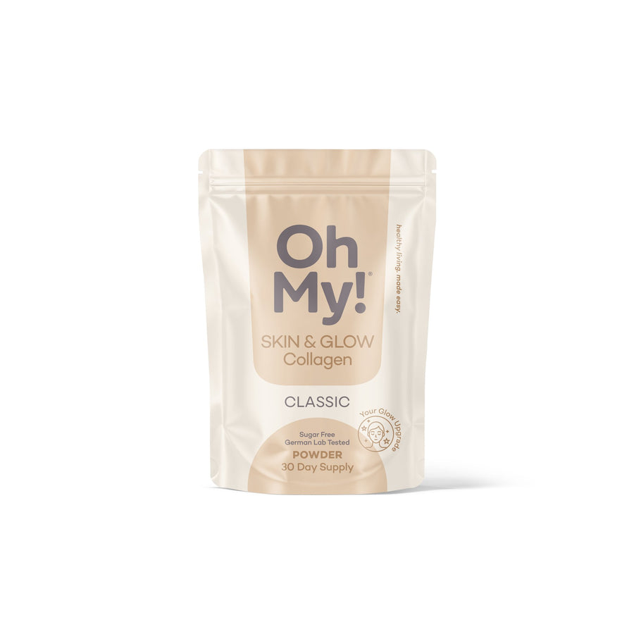 OhMy! Skin & Glow Collagen Classic — Beutel auf weißem Hintergrund