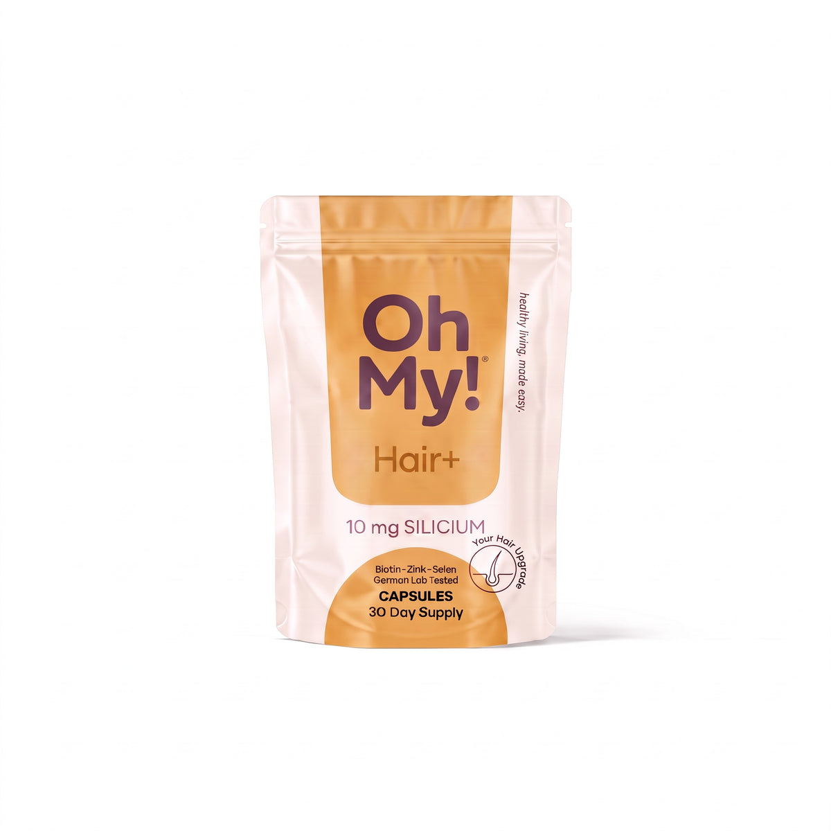 OhMy! Hair+ — Packung, Biotin Zink Selen