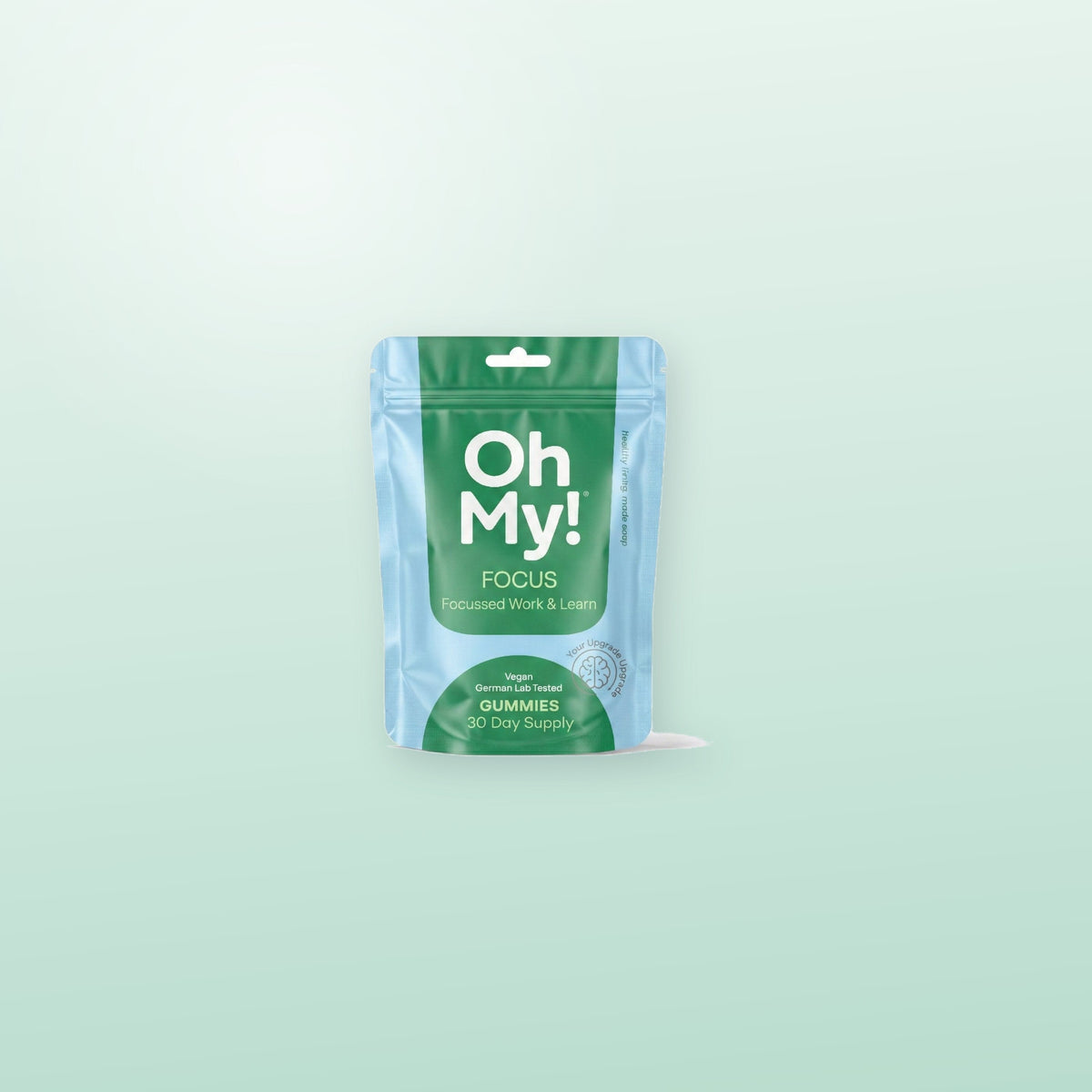 OhMy! Focus Gummies auf gruener Flaeche